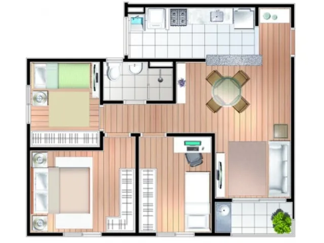 Imagem 6: 0 Apartamento com 3 dormitórios