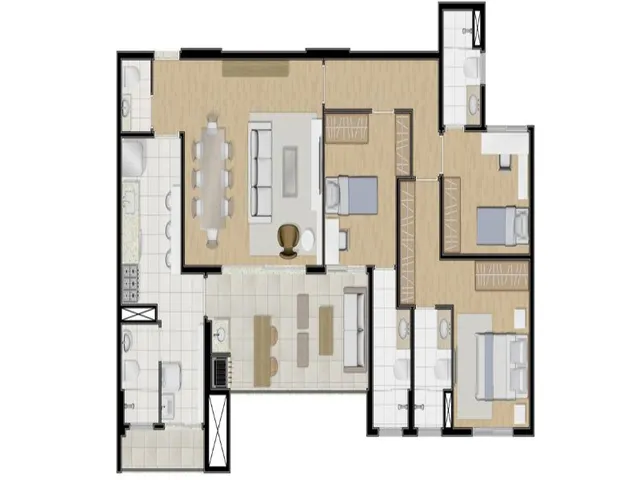 Imagem 4: 0 Apartamento com 2 dormitórios