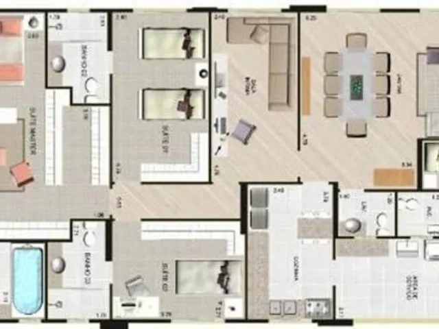 Imagem 4: Apartamento de Luxo no Edificio Residencial Palazzo Di Nuoro em Santa Paula, São Caetano