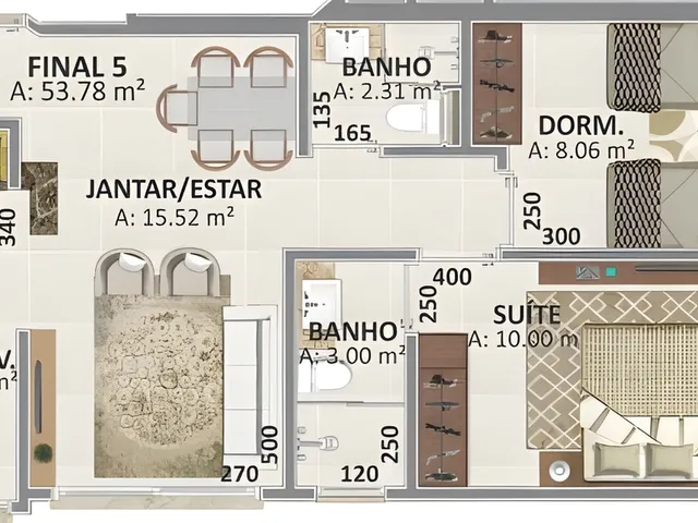 Imagem 9: Le Monde Apartamento com 3 dormitórios