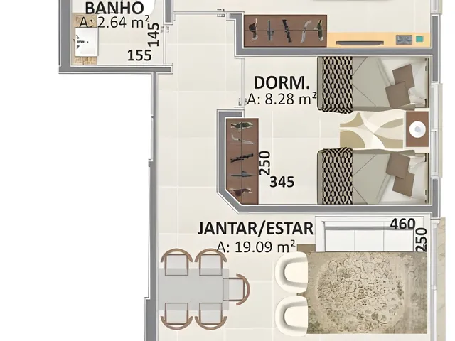 Imagem 10: Le Monde Apartamento com 3 dormitórios