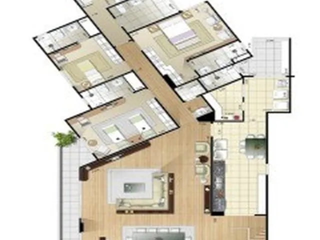 Imagem 14: Apartamento de Luxo à Venda no Condomínio Green Residence Santo André...