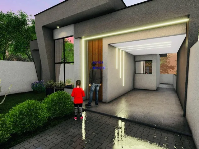 Imagem 4: CASA 3 QUARTOS, NOVA, CONTENDA-PR - TERRENO 9X16 - SALA, COZINHA, ÁREA DE SERVIÇO - 2