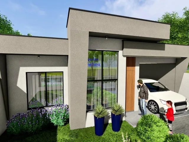 Imagem 3: CASA 3 QUARTOS, NOVA, CONTENDA-PR - TERRENO 9X16 - SALA, COZINHA, ÁREA DE SERVIÇO - 2