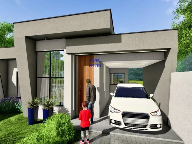 Imagem 2: CASA 3 QUARTOS, NOVA, CONTENDA-PR - TERRENO 9X16 - SALA, COZINHA, ÁREA DE SERVIÇO - 2