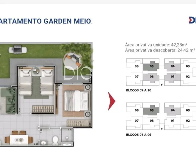 Imagem 5: Nature Eusébio – 2 Quartos com Suíte | Elevador