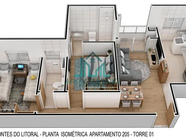 Imagem 7: Apartamento com 2 Quartos, 63m² e Varanda Gourmet, Vizinho ao Shopping Parque - Maceió