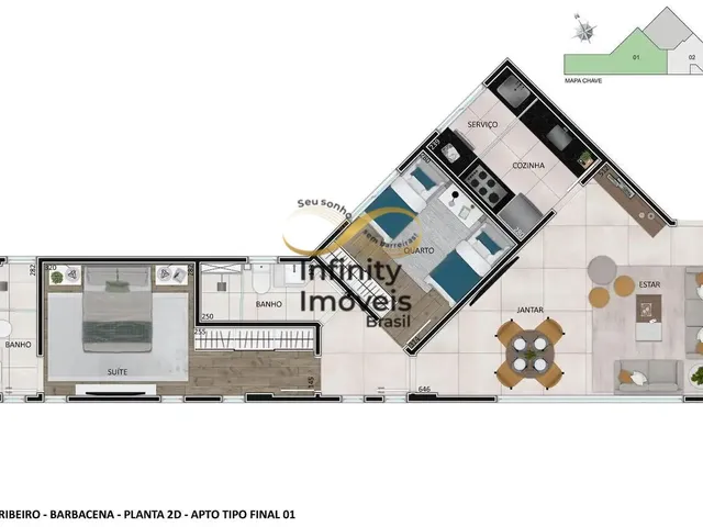 Imagem 3: Apartamento à venda no bairro Santo Agostinho - Belo Horizonte/MG