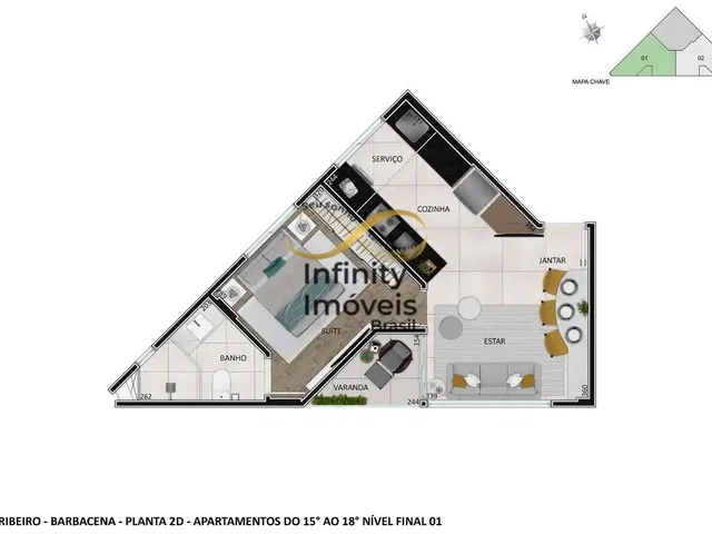 Imagem 6: Apartamento à venda no bairro Santo Agostinho - Belo Horizonte/MG