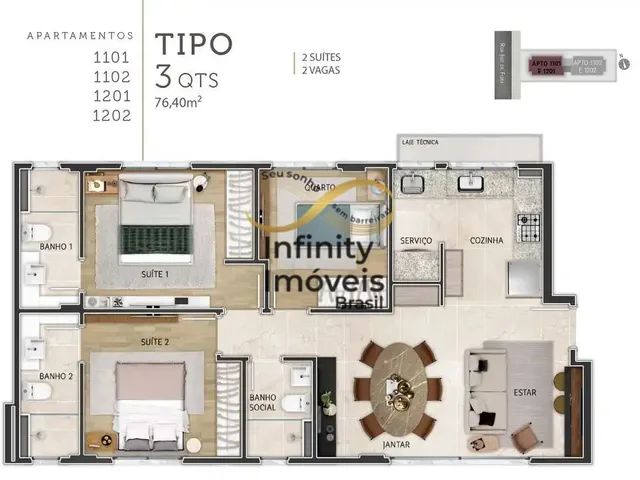 Imagem 15: Apartamento à venda no bairro Santo Agostinho - Belo Horizonte/MG