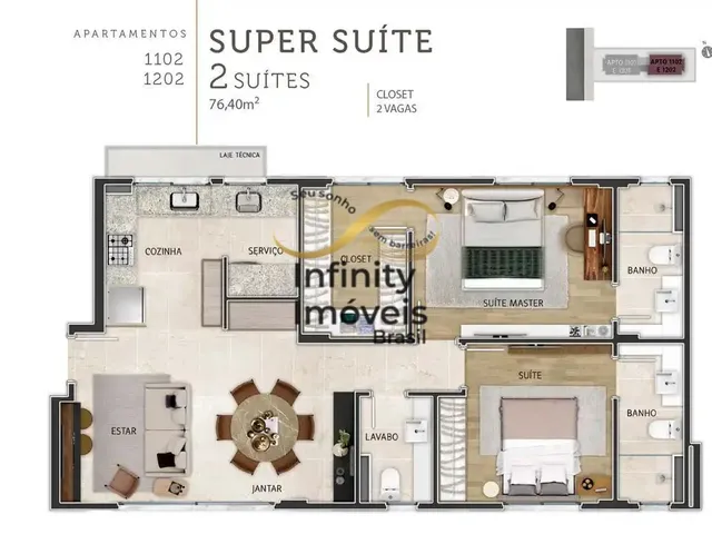 Imagem 13: Apartamento à venda no bairro Santo Agostinho - Belo Horizonte/MG