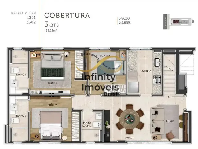 Imagem 2: Apartamento à venda no bairro Santo Agostinho - Belo Horizonte/MG