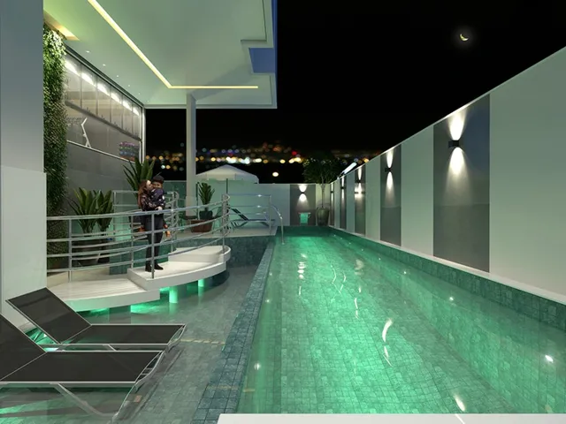Imagem 2: Cobertura Duplex de 4 Suites e 5 Vagas À Venda em Praia Brava de Itajaí, Itajaí-Sc