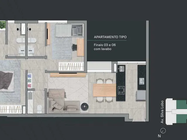 Imagem: Apartamento À Venda, no Garden Silva Lobo