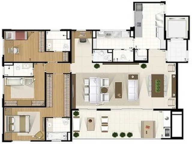 Imagem 7: Apartamento de luxo no Edifício Ventura Santo André 3 quartos, 3 suítes,...