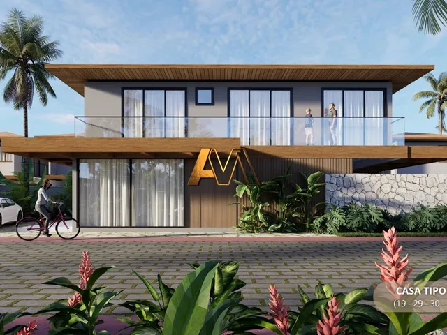 Imagem: A casa possui 4 Dormitórios, 4 Suítes, 4 Banheiros, 1