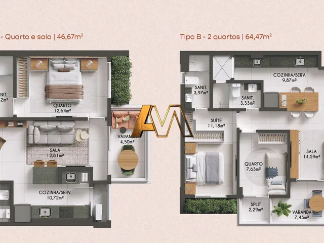 Imagem 3: QUARTO E SALA COM VARANDA EM PITUAÇU
