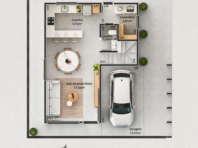 Imagem 6: Belíssima Casa Duplex de 3 Quartos em Santo Amaro da Imperatriz/Sc: Leia o Anúncio!