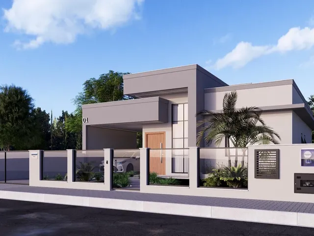 Imagem 2: Moderna Casa Alto Padrão com 3 Quartos (1 Suíte) em Santo Amaro da Imperatriz/SC
