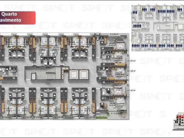 Imagem 14: Studio à venda em Florianópolis, Cachoeira do Bom Jesus, com 1 quarto, 15,42m²