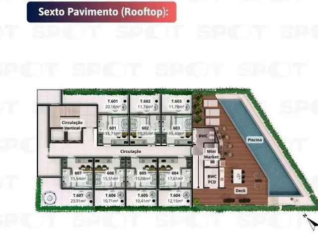 Imagem 8: Studio à venda em Florianópolis, Campeche, com 1 quarto, 22,14m²