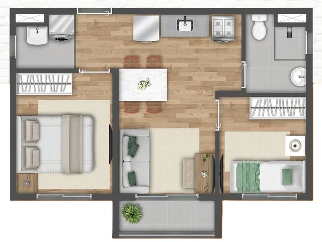 Imagem 4: Vibra Mooca Apartamento com 2 dormitórios