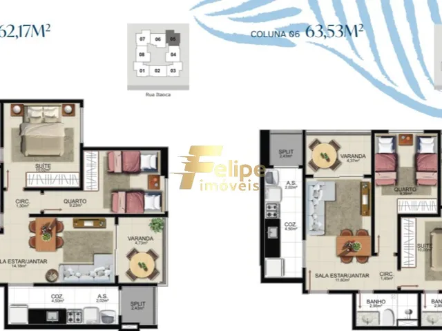 Imagem 4: MAIS NOVO EMPREENDIMENTO IMOBILIÁRIO SURGINDO! APARTAMENTO DE 02 QUARTOS, SENDO 01