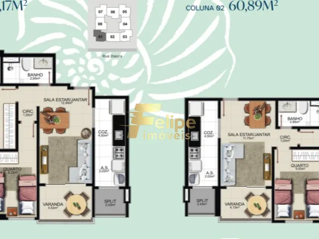 Imagem 12: MAIS NOVO EMPREENDIMENTO IMOBILIÁRIO SURGINDO! APARTAMENTO DE 02 QUARTOS, SENDO 01