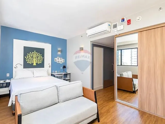 Imagem 1: Apartamento/Studio Totalmente Mobiliado para Locação no Helbor Stay Batel, 1 Quarto