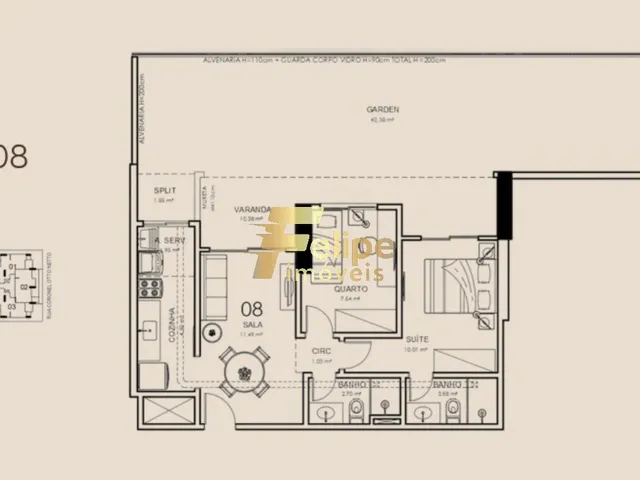 Imagem 9: MAIS NOVO EMPREENDIMENTO IMOBILIÁRIO SURGINDO! APARTAMENTO GARDEN, LAZER COMPLETO, À