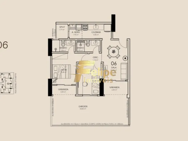 Imagem 4: MAIS NOVO EMPREENDIMENTO IMOBILIÁRIO SURGINDO! APARTAMENTO GARDEN, LAZER COMPLETO, À
