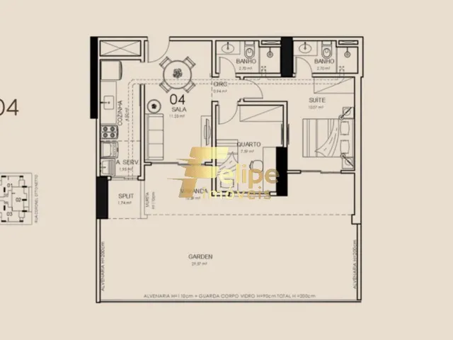 Imagem 11: MAIS NOVO EMPREENDIMENTO IMOBILIÁRIO SURGINDO! APARTAMENTO GARDEN, LAZER COMPLETO, À
