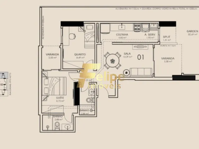 Imagem 5: MAIS NOVO EMPREENDIMENTO IMOBILIÁRIO SURGINDO! APARTAMENTO GARDEN, LAZER COMPLETO, À