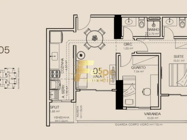 Imagem 6: MAIS NOVO EMPREENDIMENTO SURGINDO! APARTAMENTO DE 02 QUARTOS, SENDO 01 SUÍTE, LAZER