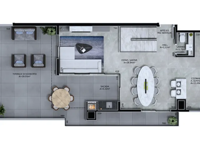 Imagem 13: Arte Acqua - Apartamento à venda no bairro Água Verde - Curitiba/PR