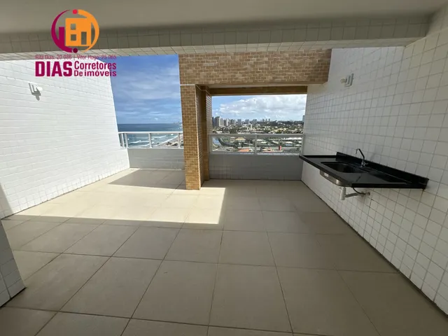 Imagem 3: Alugo em exclusividade Apartamento Cobertura Duplex mobiliado vista mar com 2 suítes, 2