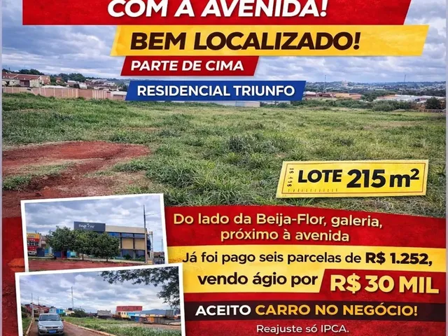 Imagem: Vendo Ágio de Lote Residencial Triunfo!!!