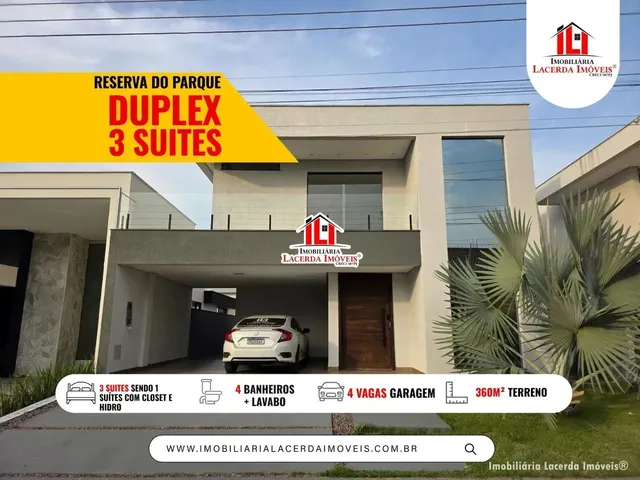 Imagem: Casa Duplex no Reserva do Parque com 3 Suítes