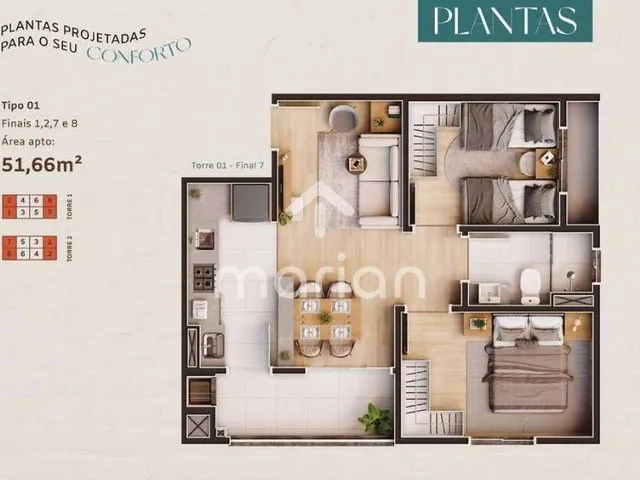 Imagem 8: Apartamento com 2 quartos, Centro - Penha