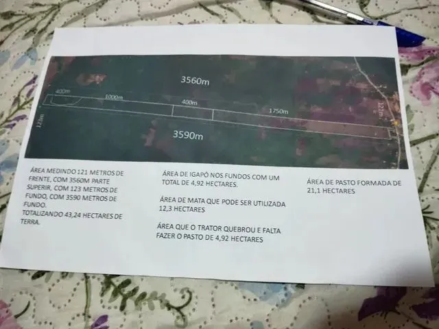 Imagem 3: 43 Hectares Pronta 160 Km de Belém R$ 530 Mil