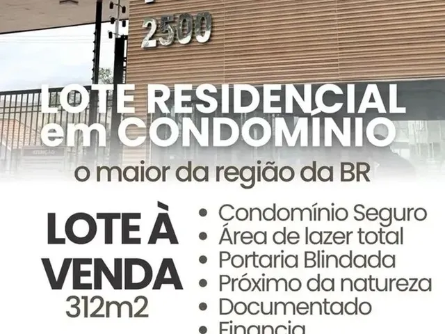 Imagem: Lote À Venda Condomínio Ecos Paradise
