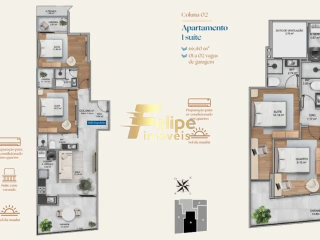 Imagem 13: MAIS NOVO EMPREENDIMENTO SURGINDO! APARTAMENTO COM 02 SUÍTES, LAZER COMPLETO, À VENDA