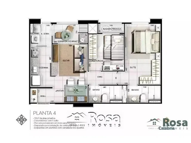 Imagem 8: Apartamento para Aluguel Goiabeiras Cuiabá