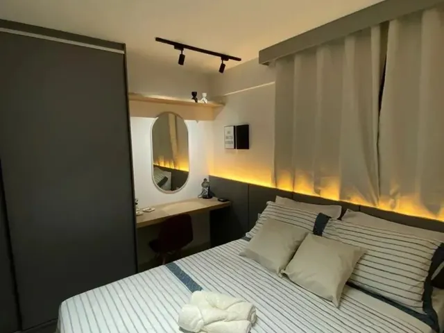 Imagem 14: Alugo - Aparmamento Quarto e Sala Moderno e Mobiliado