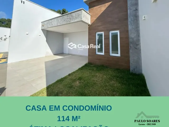 Imagem: A casa em condomínio possui 3 Dormitórios, 1 Suíte, 2