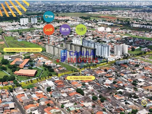 Imagem 2: SOLIS Residence - Apartamentos 2/4, 1 suíte, sacada, elevador c/ 60m² C/ entrada