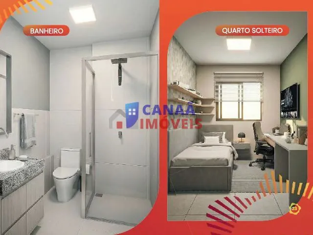 Imagem 5: SOLIS Residence - Apartamentos 2/4, 1 suíte, sacada, elevador c/ 60m² C/ entrada