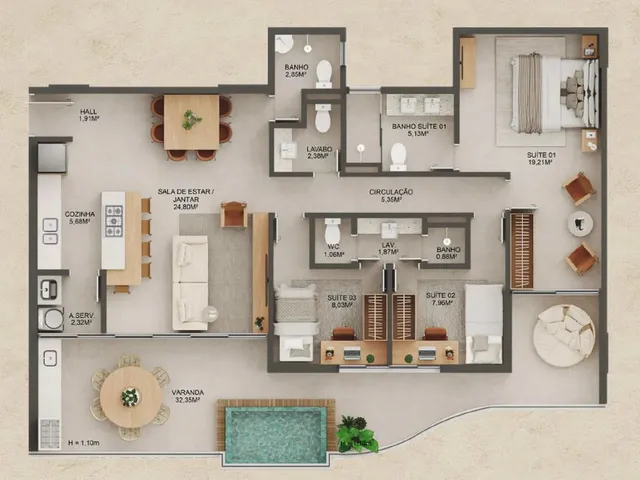 Imagem: Apartamento em Enseada Azul Guarapari Es