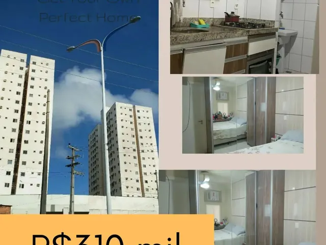 Imagem: O apartamento possui 2 Dormitórios, 1 Suíte, 2 Banheiros,