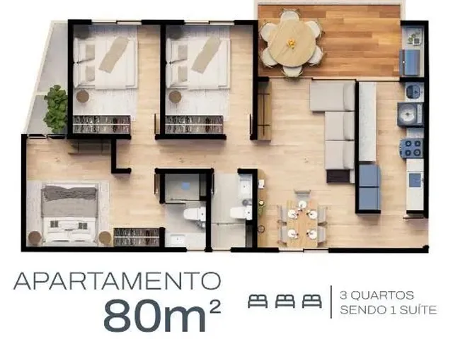 Imagem 6: Apartamento para Venda em Parnamirim / Rn no Bairro Pirangi do Norte (Distrito Litoral